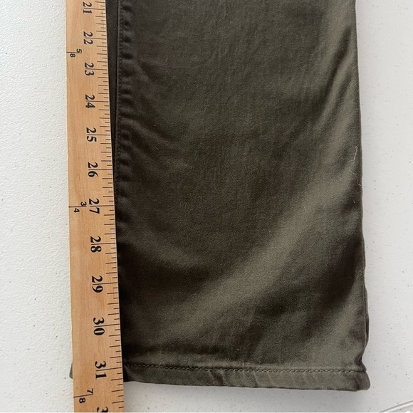 Gap Men's Slim Fit Soft Wear Stretch 5 Pocket Olive Green 36x32 - Picture 15 of 15